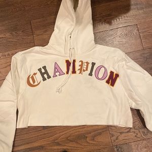 Champion cropped hoodie